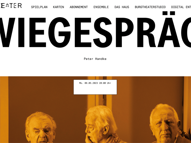 Burgtheater Webportal